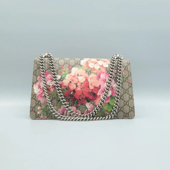 100% Authentic GUCCI Dionysus Brown Canvas Shoulder Bag 750-080824 - Picture 2 of 12